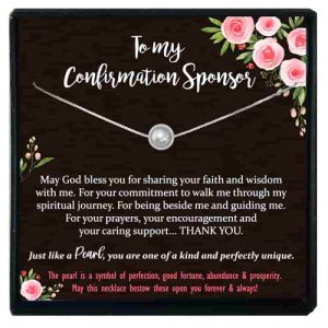 Best Confirmation Sponsor Gift - Pearl Necklace For Women