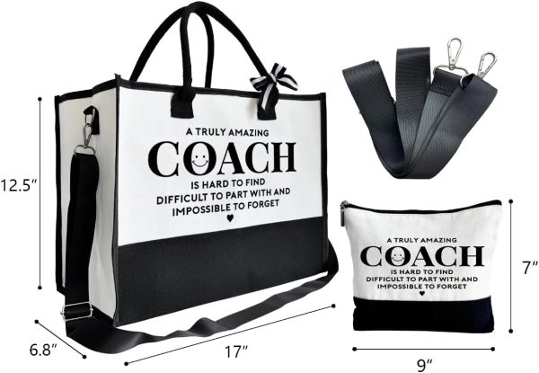 Best Canvas Coach Tote & Makeup Bag Gift Set – Image 2