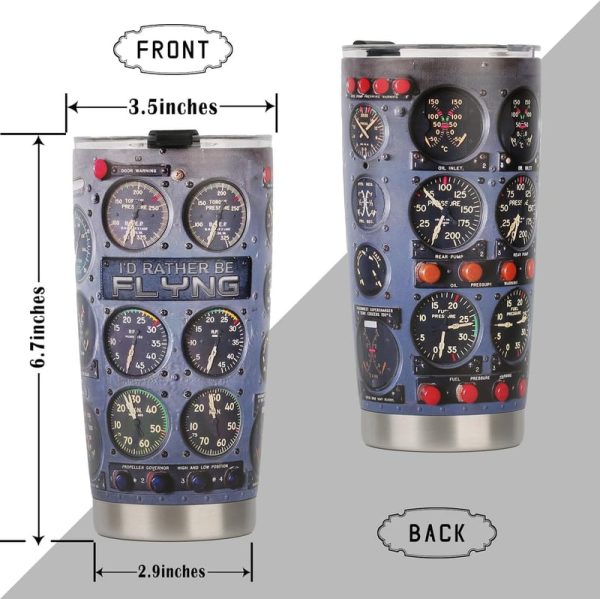 Best Pilot Gifts: 20 Oz Tumbler & Keychain For Aviation Enthusiasts - 画像 (2)