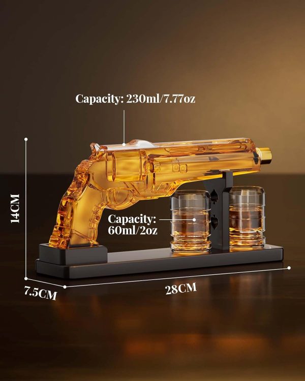 Unique Gun Whiskey Decanter Set - Perfect Gift For Men – Image 2