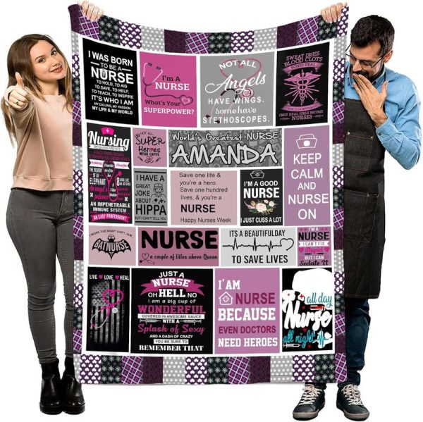 Best Nurse Blankets - Unique Rn Lpn Gifts For Nurses Day - immagine 4