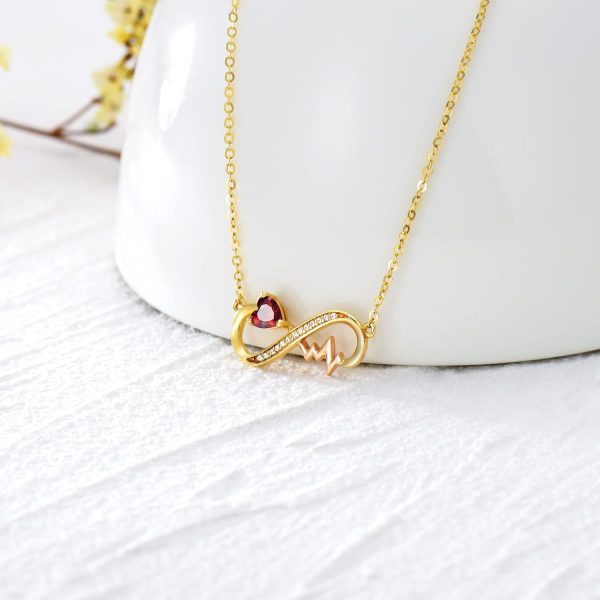 14k Gold Infinity Heart Necklace - Best Gifts For Her – Image 3