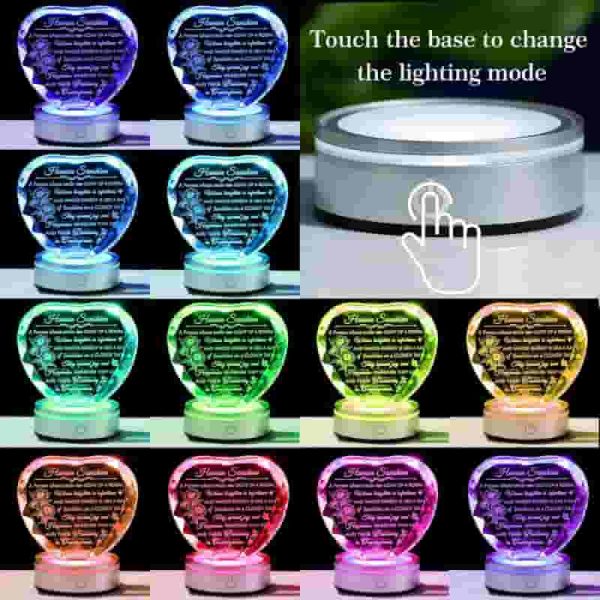 Best Inspirational Crystal Led Desk Décor For Women - Imagen 2
