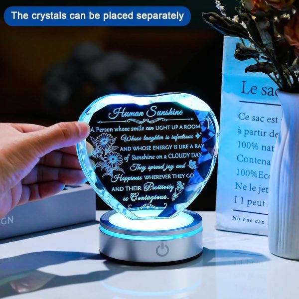 Best Inspirational Crystal Led Desk Décor For Women - Imagen 5