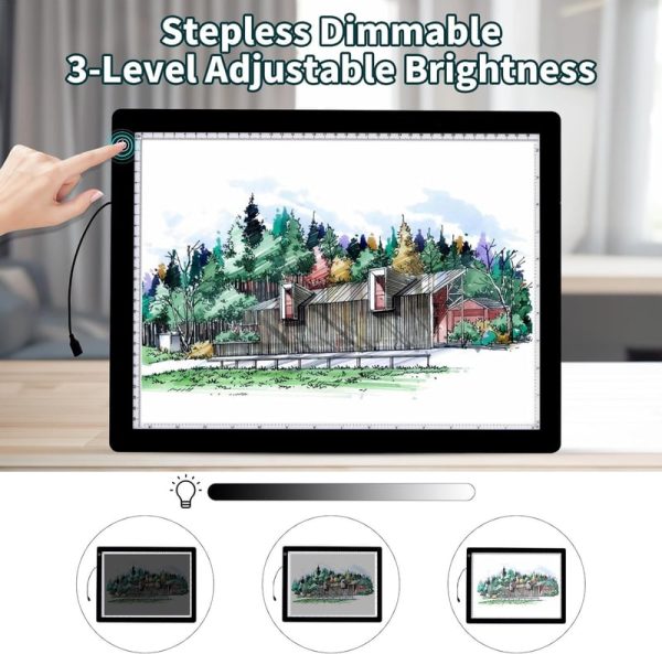 Best A4 Led Light Box For Diamond Painting & Vinyl Weeding - Imagen 2