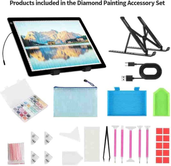 Best A4 Led Light Box For Diamond Painting & Vinyl Weeding - Imagen 6