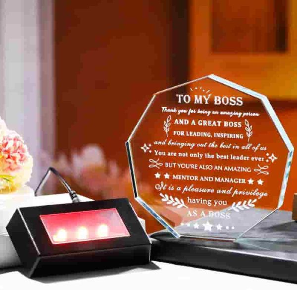 Crystal Led Boss Appreciation Gift - Ideal For Men & Women – Image 4