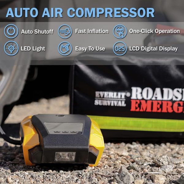 Best Everlit Survival Car Kit: Roadside Safety & Emergency Tools - 画像 (3)