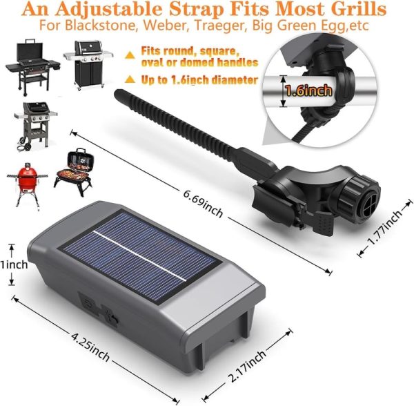 Best Solar/usb-c Rechargeable Grill Lights - Perfect Gift – Image 6