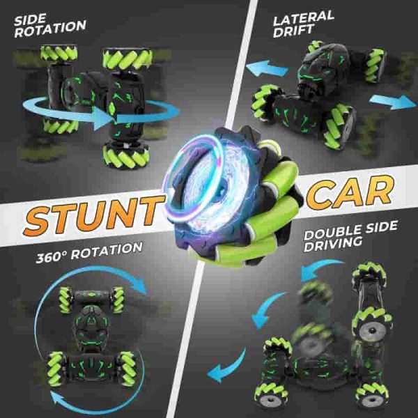 Best Gesture Rc Stunt Car For Kids 6-12 With Lights & Music - immagine 4