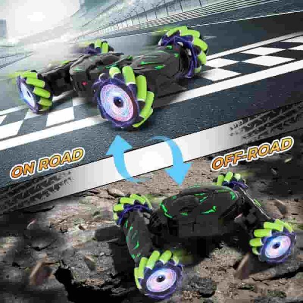 Best Gesture Rc Stunt Car For Kids 6-12 With Lights & Music - immagine 5