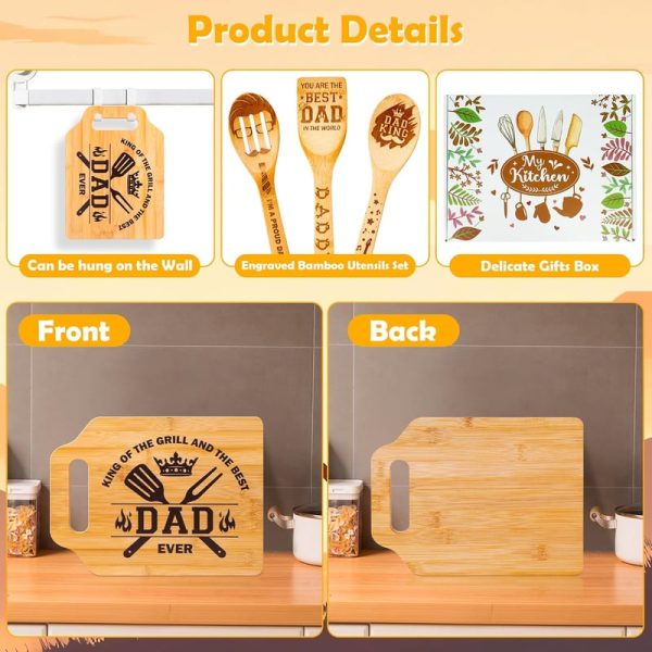 Best Engraved Cutting Board Gift For Dad's Birthday - Imagen 6