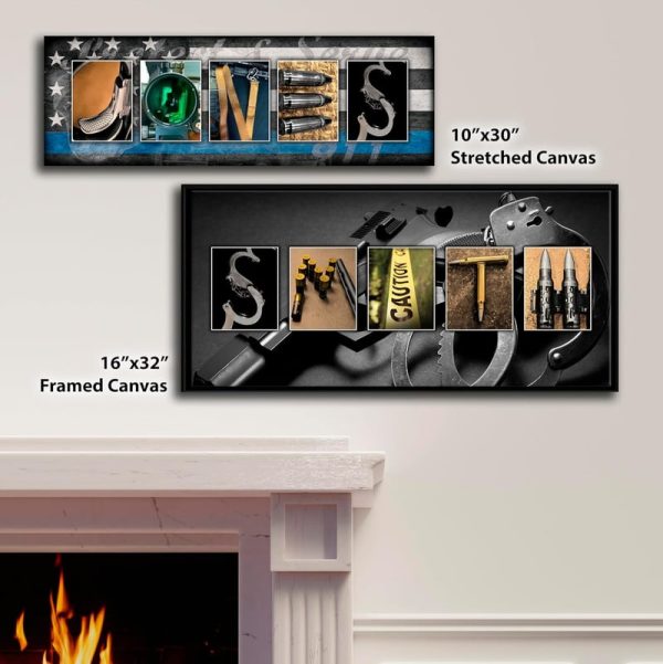 Best Police Name Art: Personalized Gift For Officers - Imagen 2
