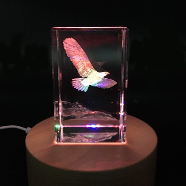 Best 3d Eagle Crystal Paperweight - Unique Birthday Gift Idea - immagine 6