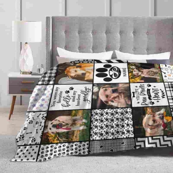 Personalized Dog Memorial Blanket - Pet Sympathy Gift – Image 5