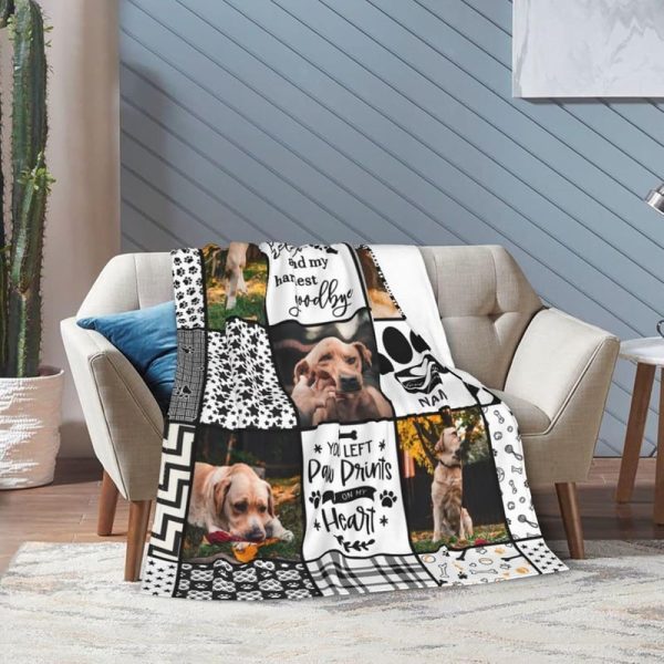 Personalized Dog Memorial Blanket - Pet Sympathy Gift – Image 6