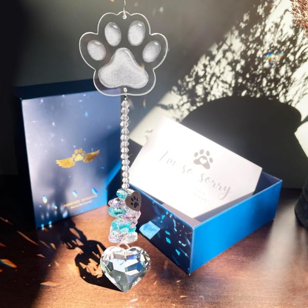 Best Pet Memorial Suncatcher For Dogs & Cats - Thoughtful Gift - Imagen 2