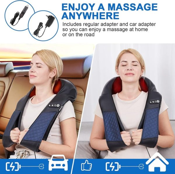 Best 3d Neck & Shoulder Massager With Heat For Pain Relief – Image 3
