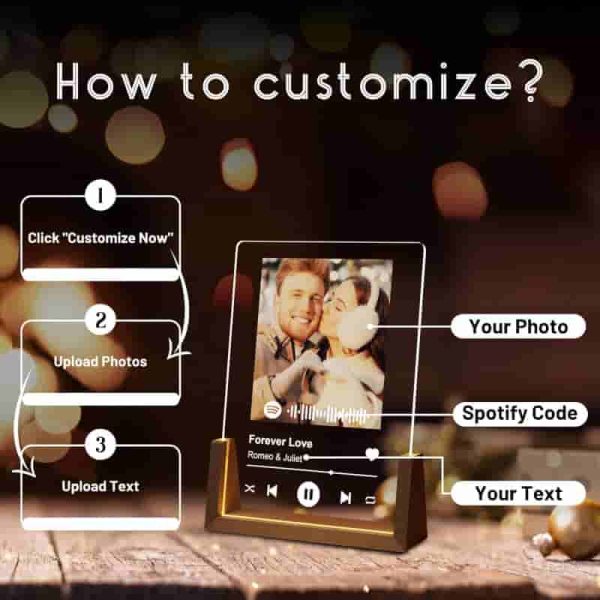 Best Spotify Custom Plaque - Perfect Personalized Gift - Imagem 2