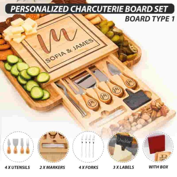 Best Personalized Charcuterie Board Gifts Set - Perfect For Any Occasion – Bild 5