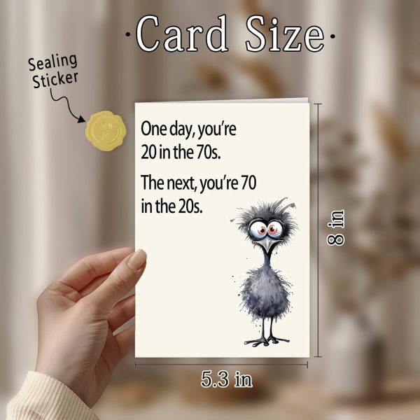 Best Funny 70th Birthday Card For Men & Women – Image 2
