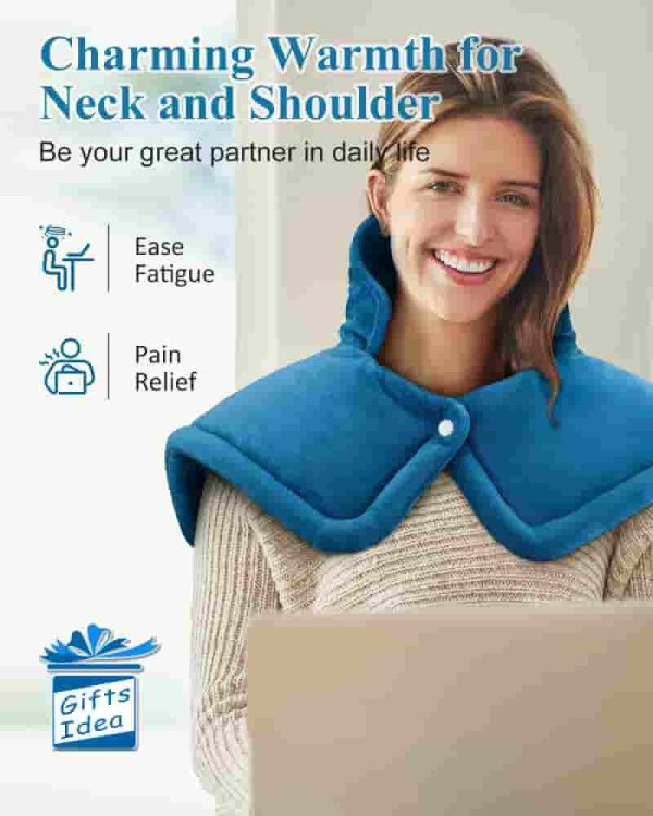 Best Electric Heating Pad For Neck & Shoulder Pain Relief - Perfect Gift For Mom & Dad – Bild 2