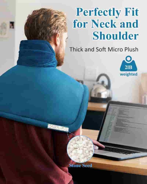 Best Electric Heating Pad For Neck & Shoulder Pain Relief - Perfect Gift For Mom & Dad – Bild 3