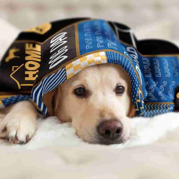 Best Dog Dad Gifts For Men - Cozy Throw Blanket For Dog Lovers - Image 4