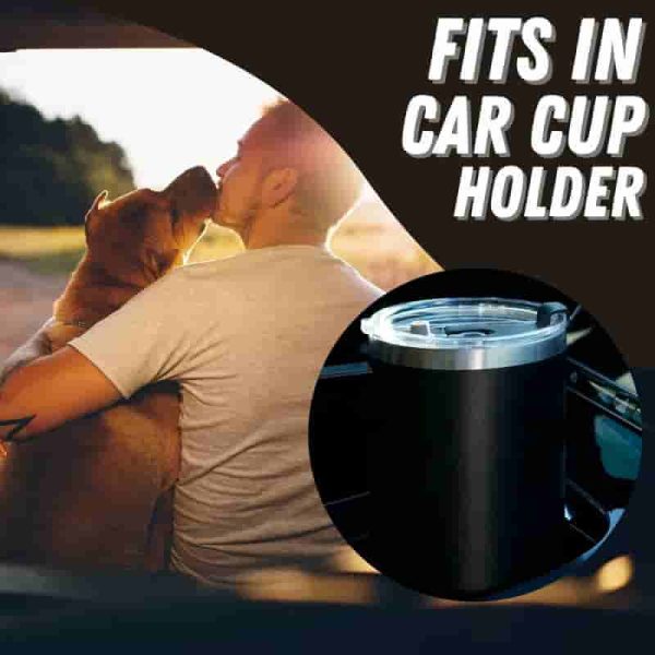 Best Dog Dad Gift - Dogfather 40oz Travel Mug – Image 4