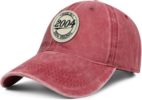 Unique Birthday Gift Hat - Made In 2004, 100% Cotton - 画像 (5)