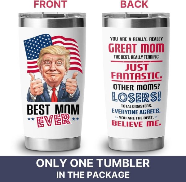 Best Mom Tumbler Gift - 20 Oz Stainless Steel – Image 3