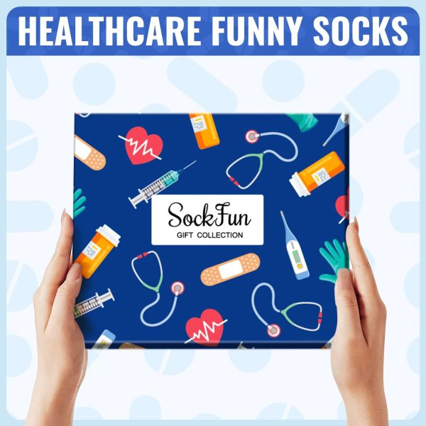 Best Funny Nurse Socks - Perfect Gift For Medical Professionals - Imagen 3