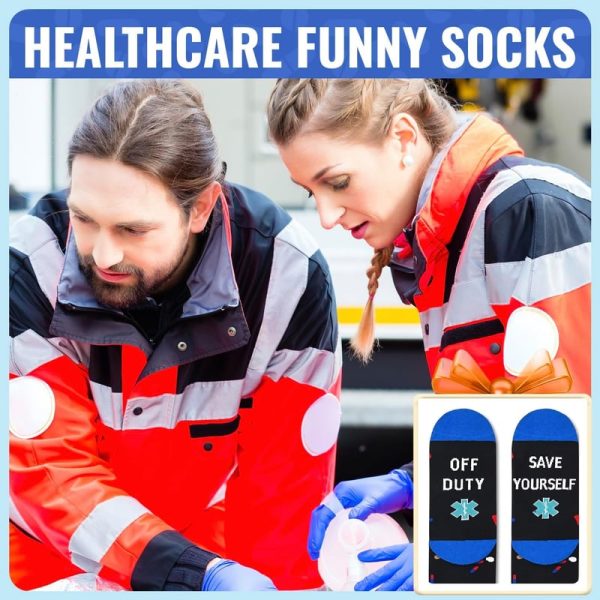 Best Funny Nurse Socks - Perfect Gift For Medical Professionals - Imagen 6