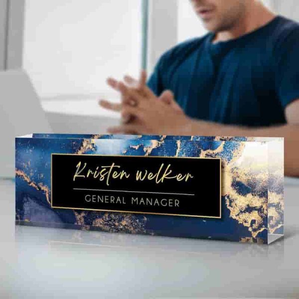 Best Personalized Desk Name Plate - Office Gifts - 画像 (3)