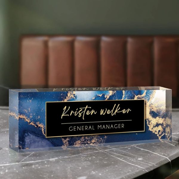 Best Personalized Desk Name Plate - Office Gifts - 画像 (5)