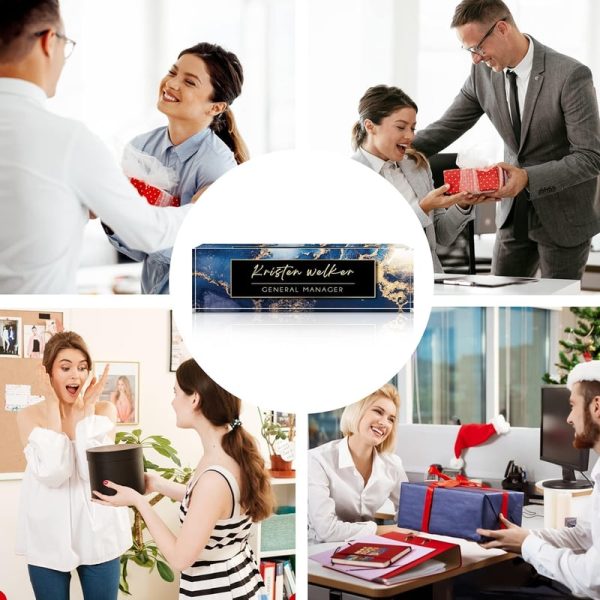 Best Personalized Desk Name Plate - Office Gifts - 画像 (6)