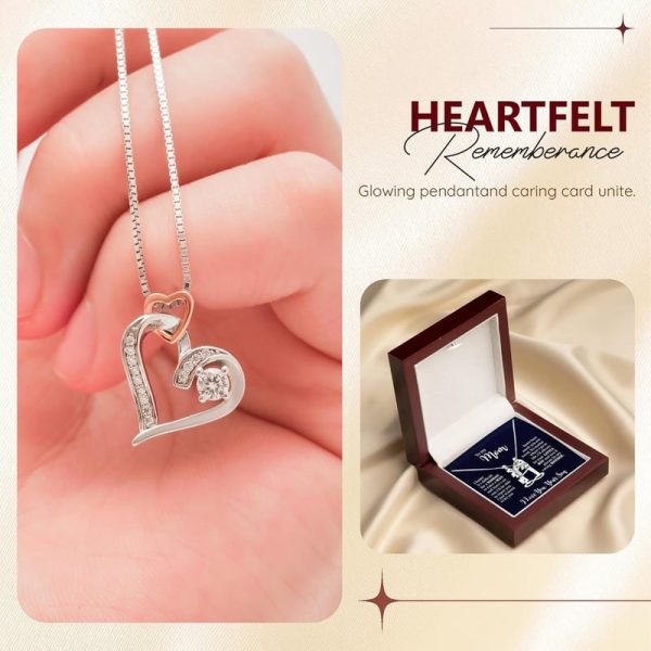 Best Mom Necklace: 'mom, I Love You' With Message Card - Imagem 3