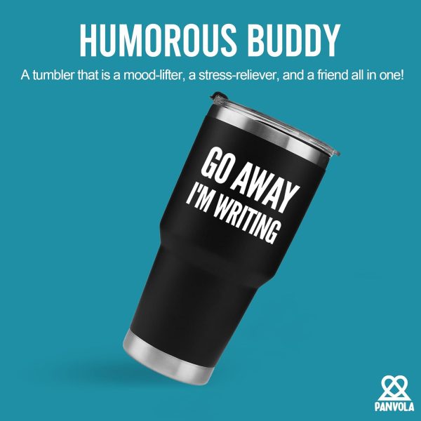 Funny Writer Gifts: 'go Away, I'm Writing' Mug (30 Oz) – Image 4