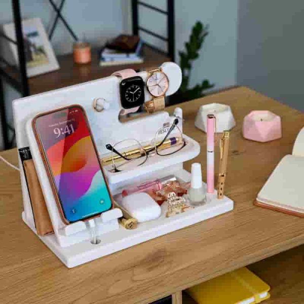 Best Wood Phone Docking Station Gift For Women - immagine 2