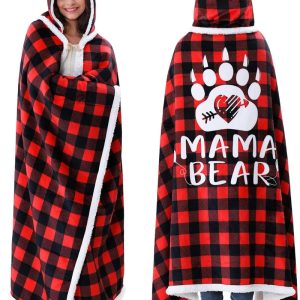 Best Mom Gifts: Mama Bear Wearable Blanket Hoodie For Mother's Day