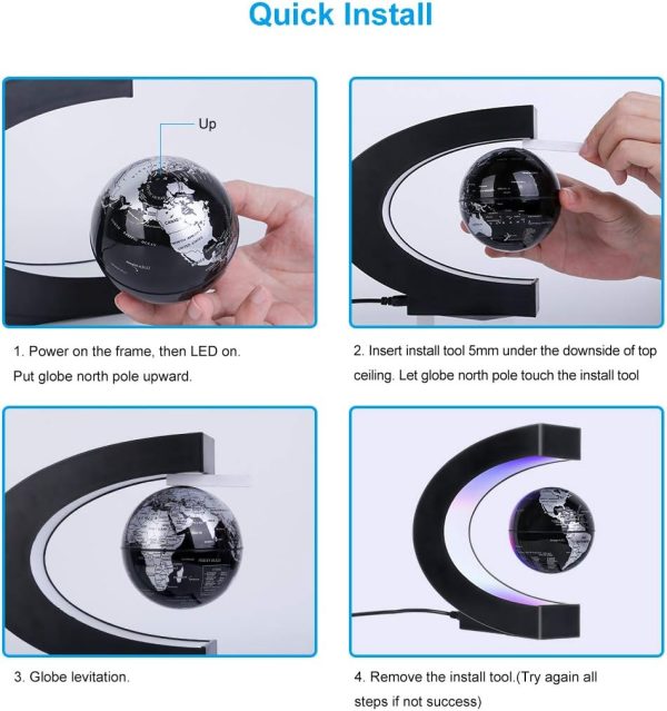 Mokoqi Led Levitating Globe - Best Floating Desk Gadget - immagine 6