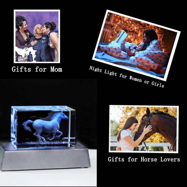 Best Gifts For Horse Lovers - 3d Crystal Horse Figurine Decor – Image 5