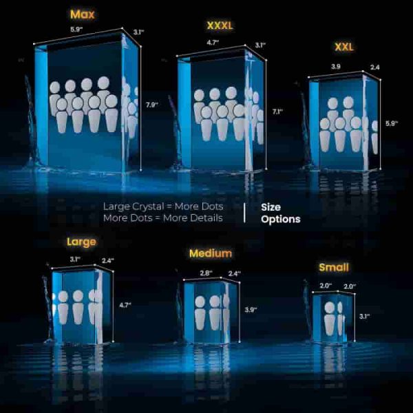Best 3d Crystal Photo Gifts For Couples & Family - Imagen 2