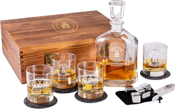 Best Personalized Military Decanter - Custom Engraved Gift – Bild 5