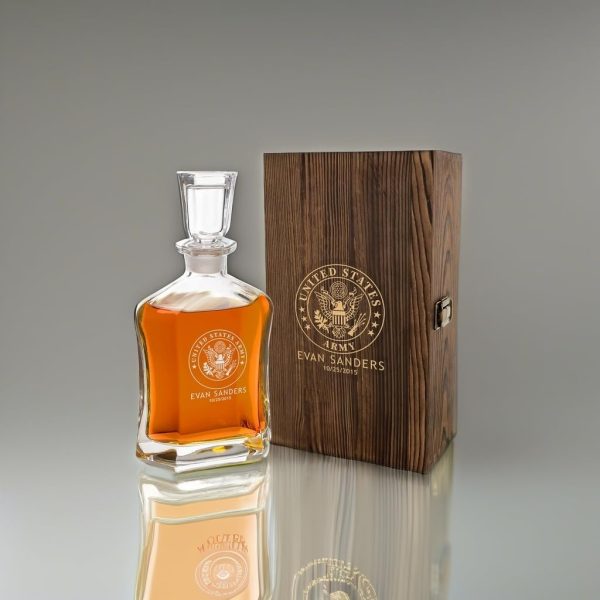 Best Personalized Military Decanter - Custom Engraved Gift – Bild 6