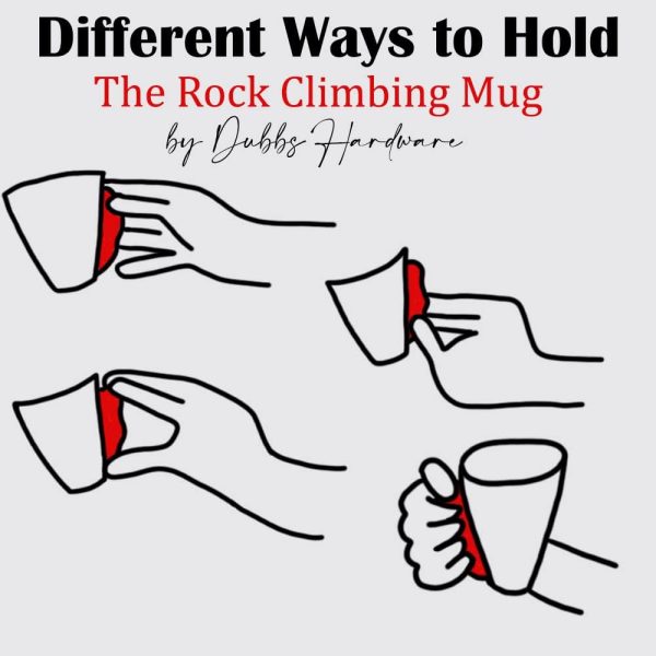 Rock Climbing Hold Mug - Unique Climber Gift For Grip Training - Imagen 5
