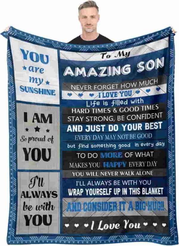 Best Gifts For Sons - Quilazy Blanket For Special Occasions