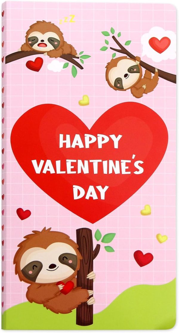 Valentine's Day Sloth Sticky Notes Gift Set - 240 Sheets – Image 4