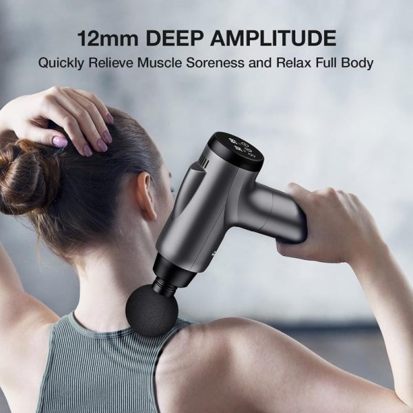 Best Massage Gun For Deep Tissue Pain Relief – 30 Speeds, 9 Attachments - immagine 4