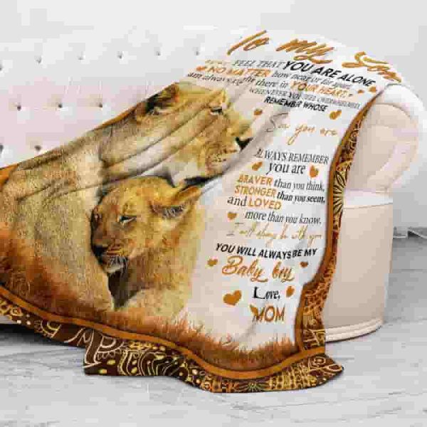 Sentimental Blanket Gift For Son From Mom - Perfect For Special Occasions – Image 2